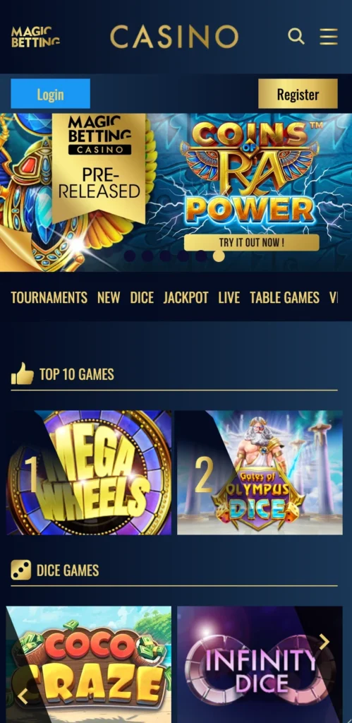 Magic Betting dice